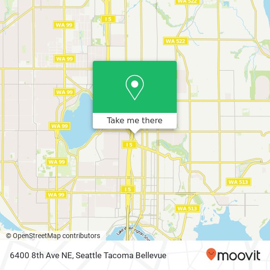 Mapa de 6400 8th Ave NE