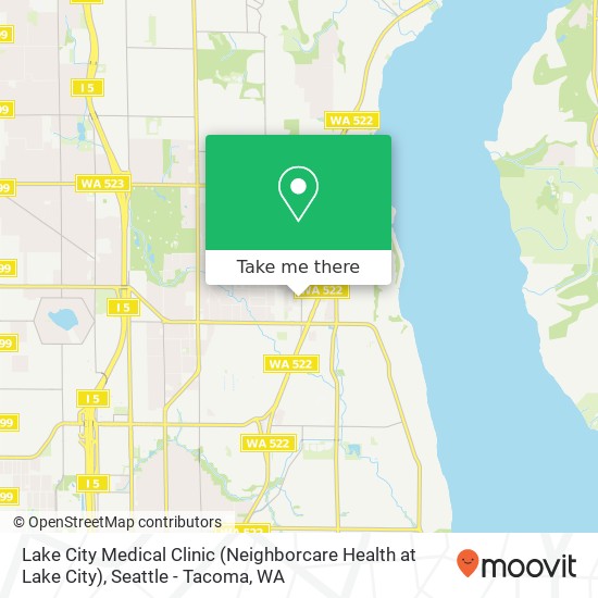 Lake City Medical Clinic (Neighborcare Health at Lake City) map