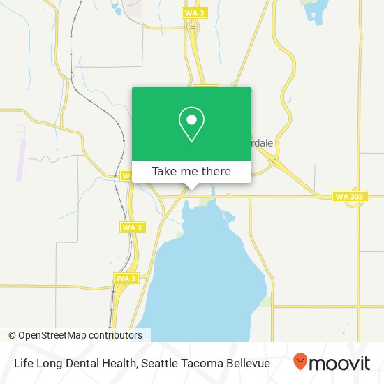 Life Long Dental Health map