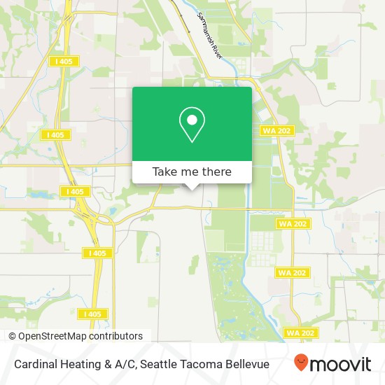 Cardinal Heating & A/C map