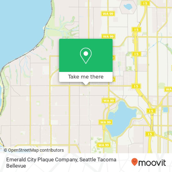 Mapa de Emerald City Plaque Company