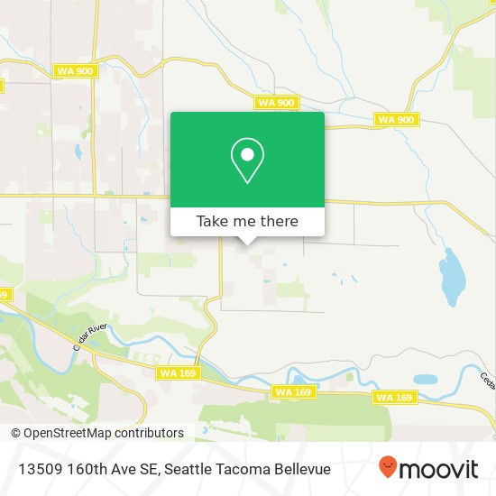 Mapa de 13509 160th Ave SE