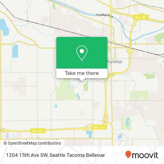 Mapa de 1204 15th Ave SW