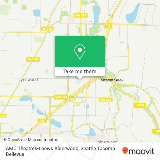 Mapa de AMC Theatres-Loews Alderwood