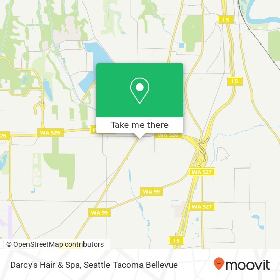 Darcy's Hair & Spa map