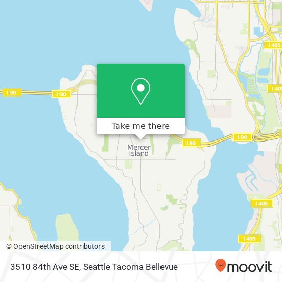 Mapa de 3510 84th Ave SE