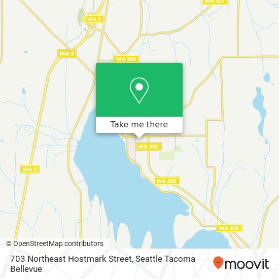 703 Northeast Hostmark Street map