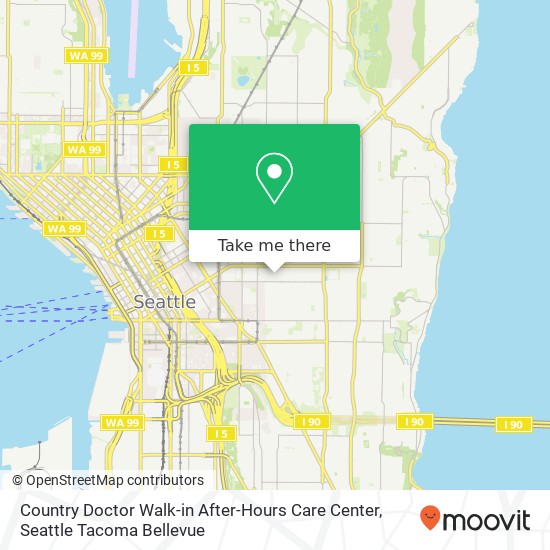 Mapa de Country Doctor Walk-in After-Hours Care Center