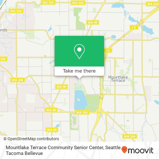 Mountlake Terrace Community Senior Center map
