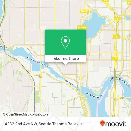 4232 2nd Ave NW map