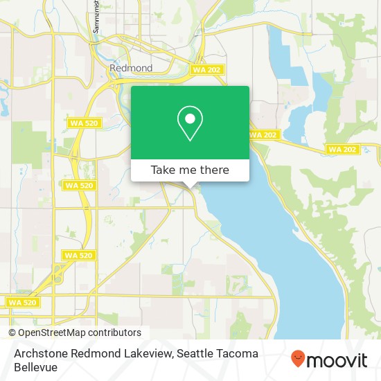 Mapa de Archstone Redmond Lakeview