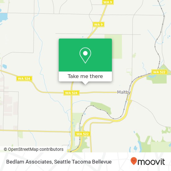 Bedlam Associates map