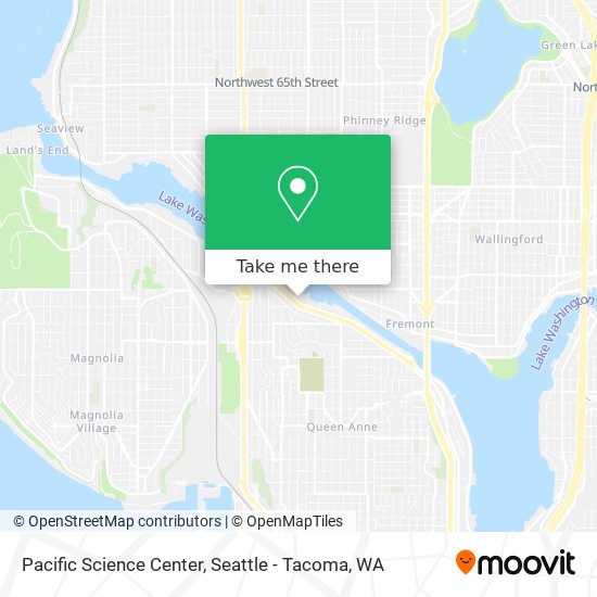 Pacific Science Center map