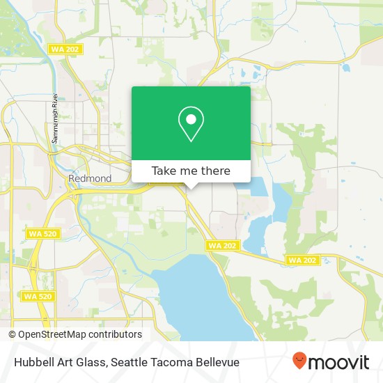 Mapa de Hubbell Art Glass