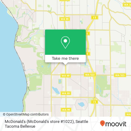 Mapa de McDonald's (McDonald's store #1022)