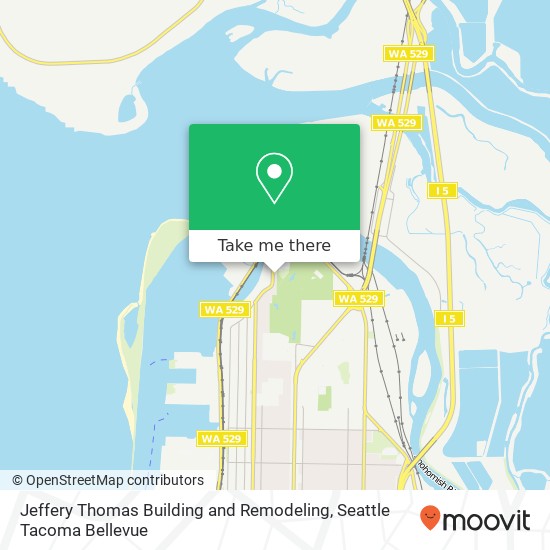 Jeffery Thomas Building and Remodeling map