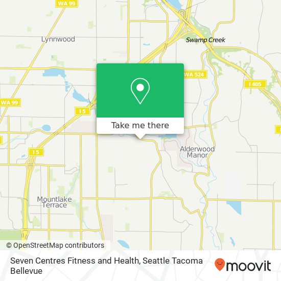 Seven Centres Fitness and Health map