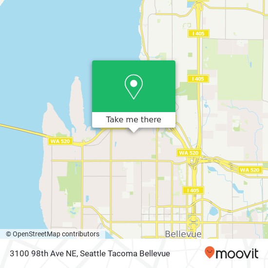 Mapa de 3100 98th Ave NE