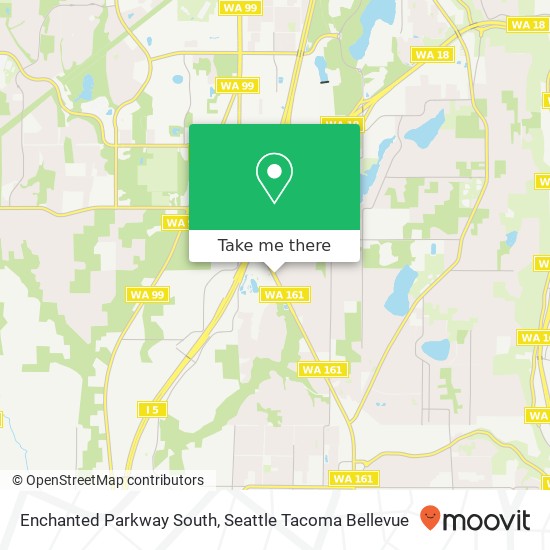 Mapa de Enchanted Parkway South