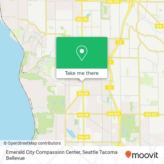 Emerald City Compassion Center map