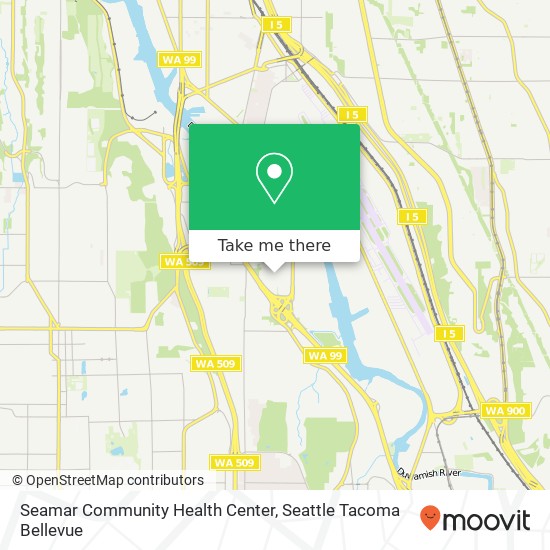 Seamar Community Health Center map