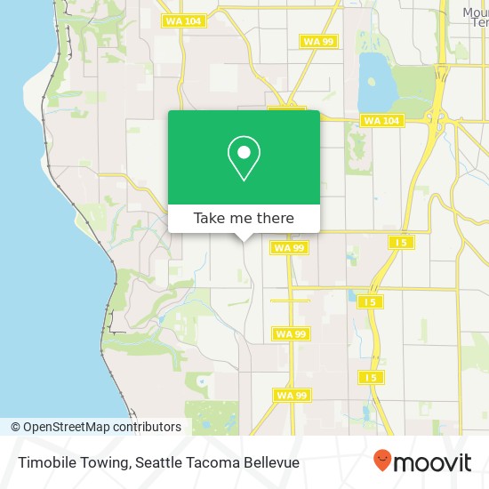 Timobile Towing map