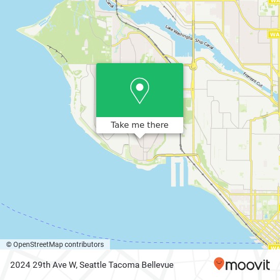 Mapa de 2024 29th Ave W