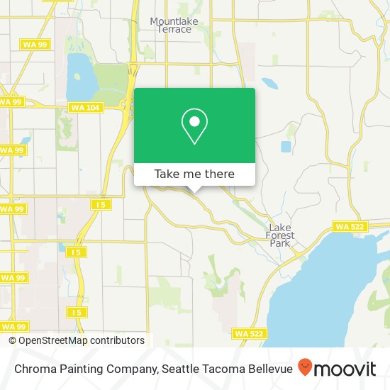 Chroma Painting Company map