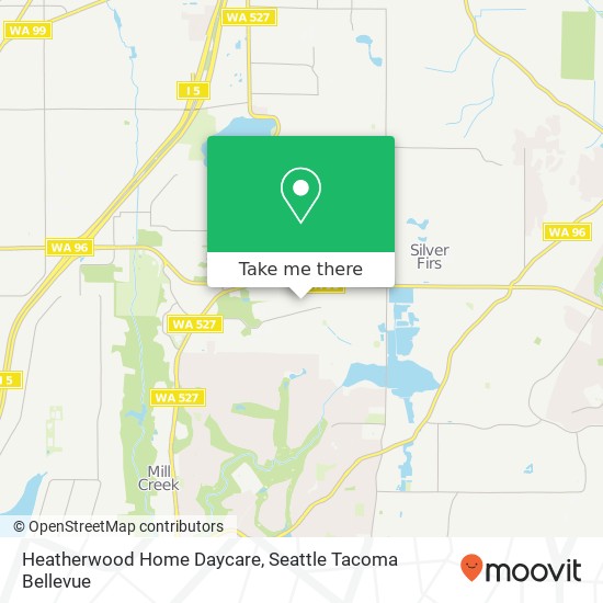 Mapa de Heatherwood Home Daycare