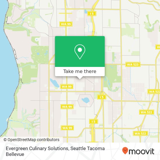 Evergreen Culinary Solutions map
