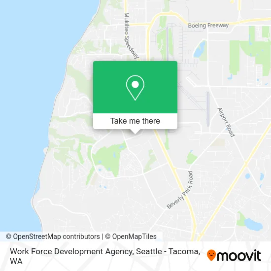 Mapa de Work Force Development Agency