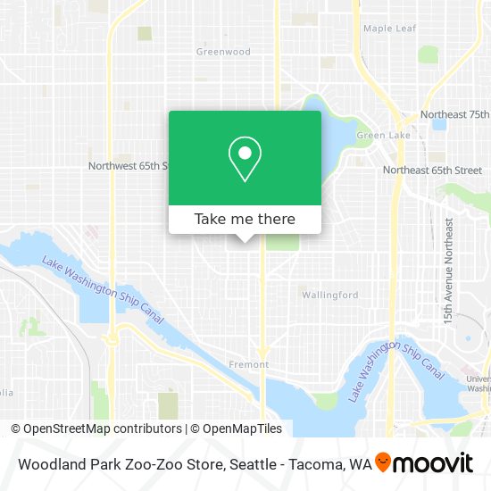 Woodland Park Zoo-Zoo Store map