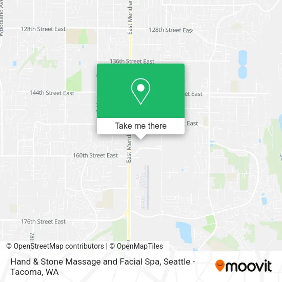 Mapa de Hand & Stone Massage and Facial Spa