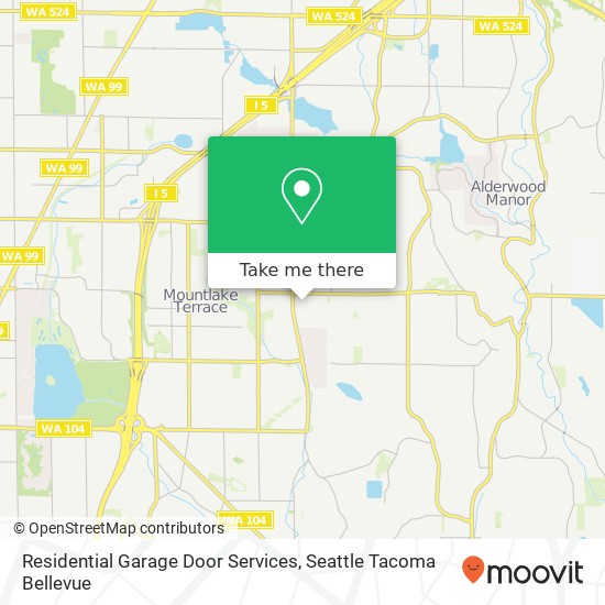 Mapa de Residential Garage Door Services