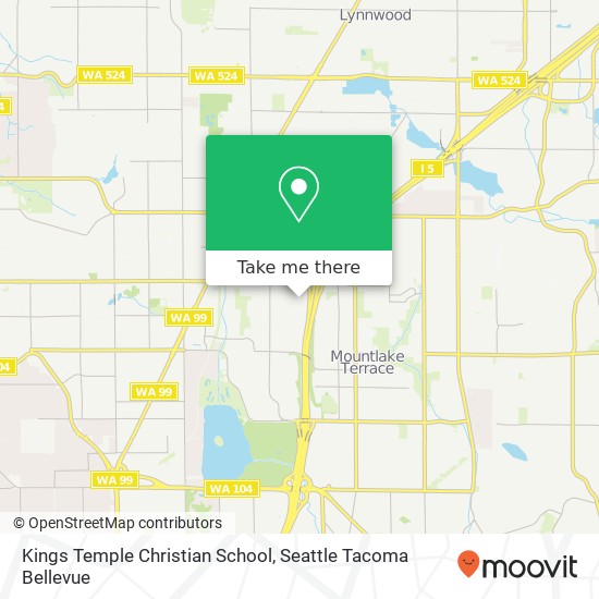 Kings Temple Christian School map