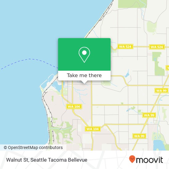 Mapa de Walnut St