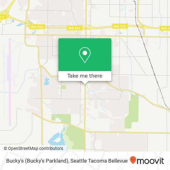Bucky's (Bucky's Parkland) map