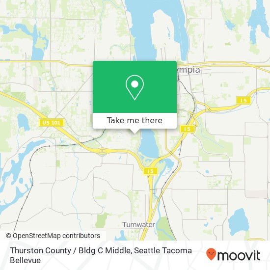 Mapa de Thurston County / Bldg C Middle