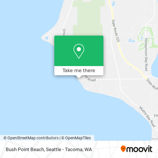 Mapa de Bush Point Beach