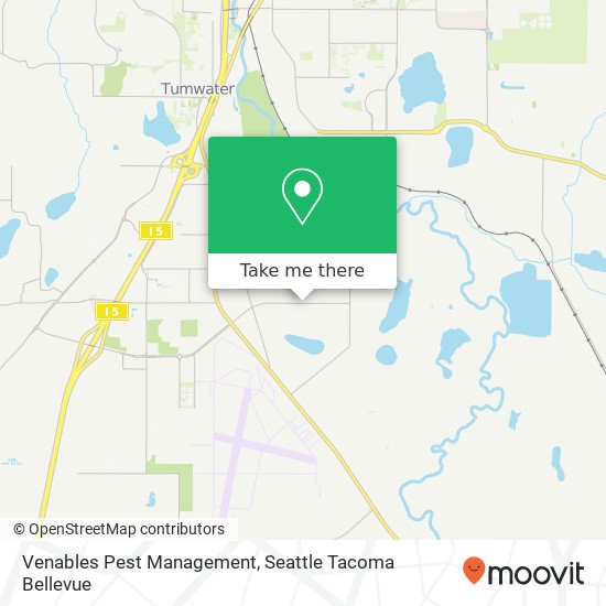 Venables Pest Management map