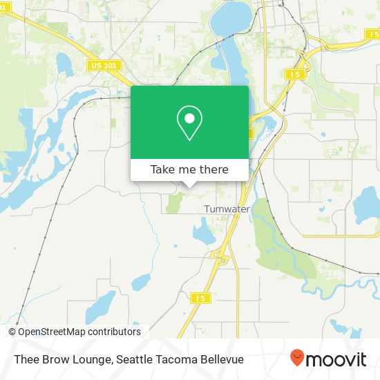 Thee Brow Lounge map