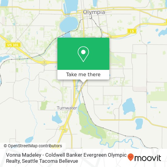 Mapa de Vonna Madeley  - Coldwell Banker Evergreen Olympic Realty