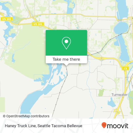 Mapa de Haney Truck Line