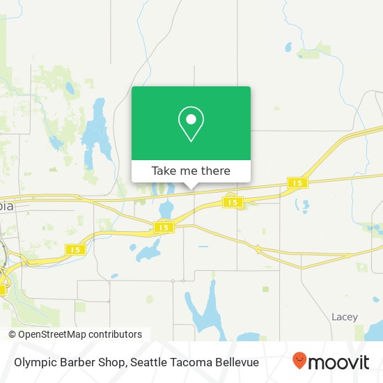 Olympic Barber Shop map