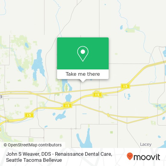 Mapa de John S Weaver, DDS - Renaissance Dental Care