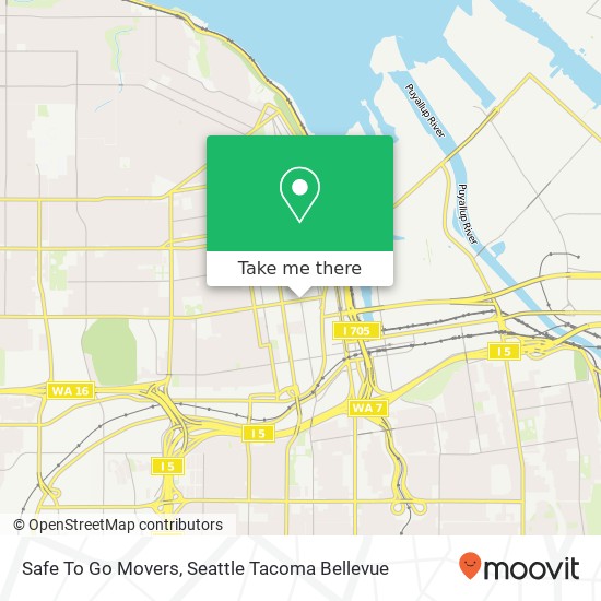 Safe To Go Movers map