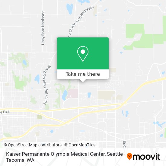 Kaiser Permanente Olympia Medical Center map