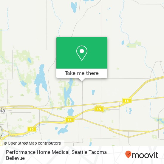 Performance Home Medical map