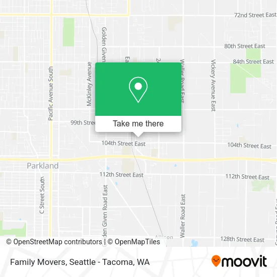 Family Movers map