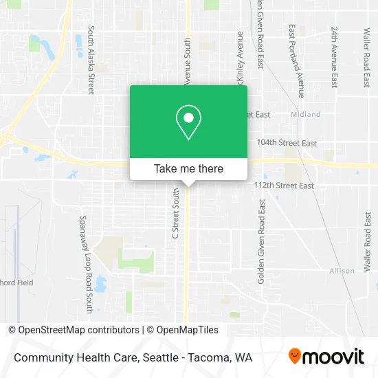 Community Health Care map